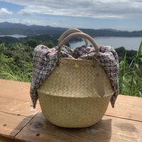 tweed  bag_mix pink