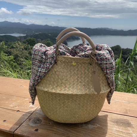 tweed  bag_mix pink