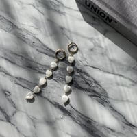 small shell heart  earring