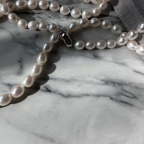 pearl long necklace