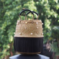 fringe pearl  bag
