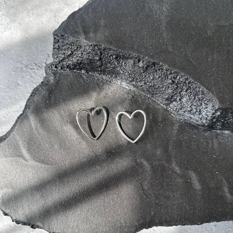 frame of heart pierce_silver925