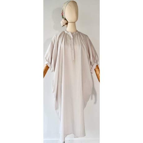 CHSS24-4703BBSL  BAND COLLAR TUNIC DRESS