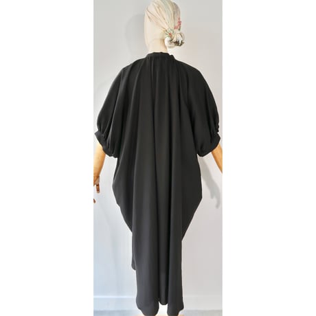 CHSS24-4703BBSL  BAND COLLAR TUNIC DRESS