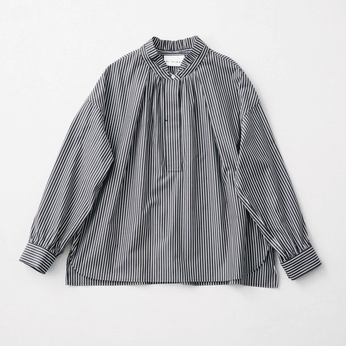 CHAW25-5003 DOUBLE STAND COLLAR BLOUSE | SI ET