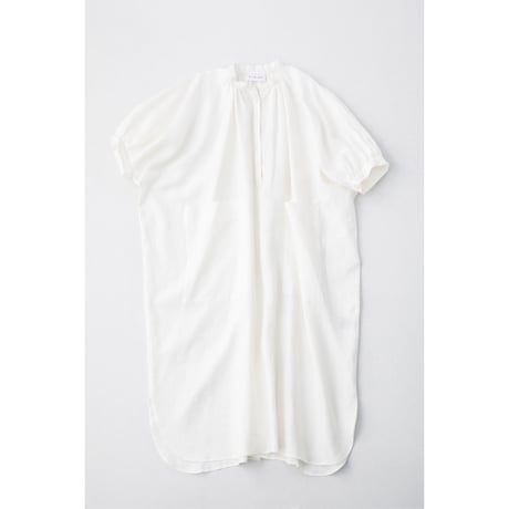 CHSS23-4603B  BAND COLLAR TUNIC DRESS