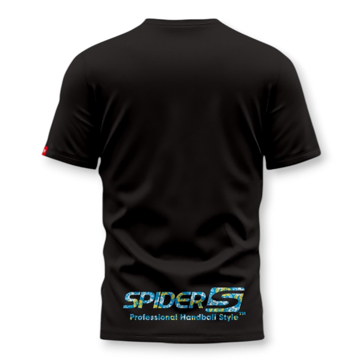 SPIDERハンドボールTシャツ SP-T26 ブラック×ハイビスカス A | SPIDE