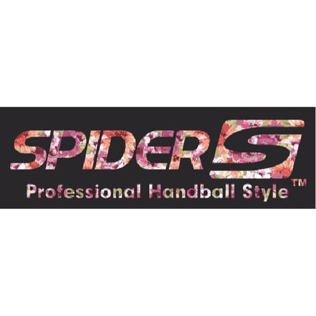 SPIDERハンドボールTシャツ SP-T08   ブラック×フラワーC