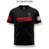 REAL SPIDERハンドボールTシャツ SP-T02 ブラック×レッド | SPID