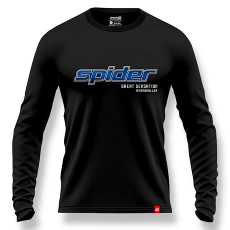 SPIDERドライL/SＴシャツ　SP-DLTBR03　ブラック