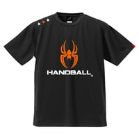 REAL SPIDERハンドボールTシャツ SP-T06   ブラック×オレンジ
