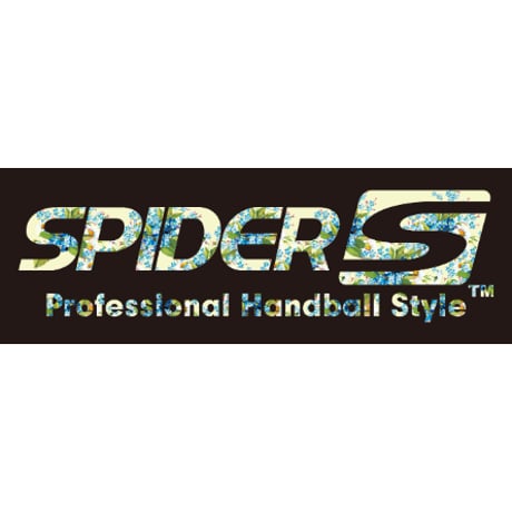 SPIDERハンドボールTシャツ SP-T08   ブラック×フラワーA