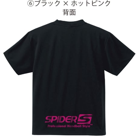 SPIDERハンドボールTシャツ 数量限定SP-DTM-01/ブラック