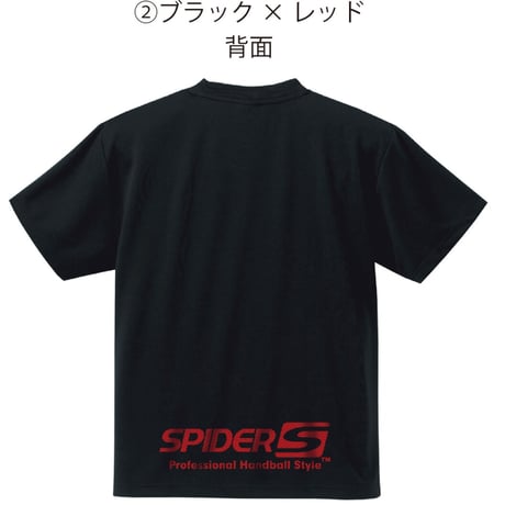 SPIDERハンドボールTシャツ 数量限定SP-DTM-01/ブラック
