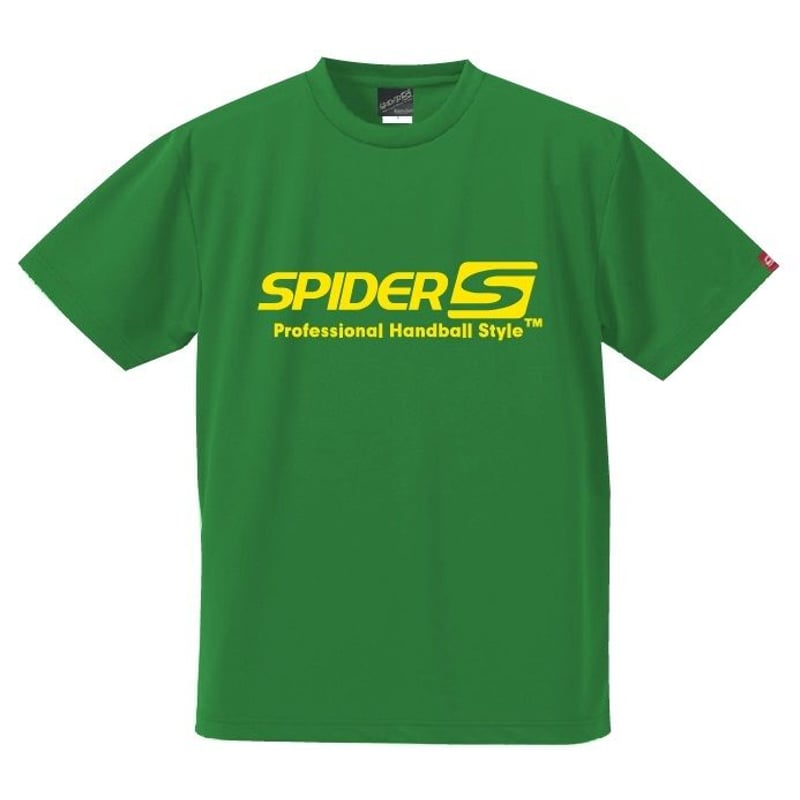 スパイダーハンドボールＴシャツSP-SPRT01ＧＹ/グリーン | SPIDER HANDB...