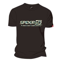 SPIDERハンドボールTシャツ SP-T08   ブラック×フラワーA