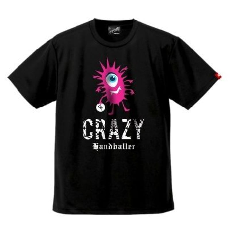 CRAZY HANDBALLER ドライTシャツ SP-CRHDT-02 ブラック | SPI