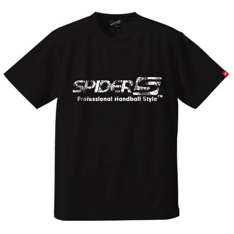 SPIDERハンドボールTシャツ SP-T08   ブラック×スパイダーネスト