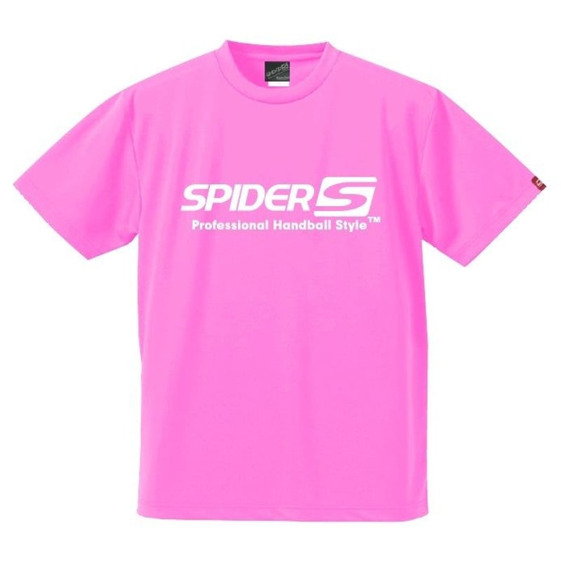 スパイダーマン ピンク Tシャツ スパイダーハンドボールTシャツSP-SPRT01NPW/ネオンピンク | SPIDER HA