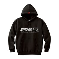 SPIDERハンドボールフーデッドパーカ SP-SPW01  ブラック×シルバー