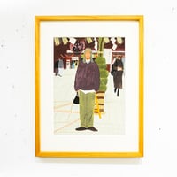 堀井美沙子 原画作品『厄除けしてきました。』（額込）