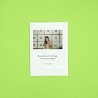 アオキユウタ / Photo ZINE『Declaration of marriage』Full Version – zenpen-