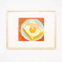 naruhiko 原画作品《ハムたまごトースト》（額付き）