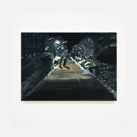 村上明 原画作品『雪の夜道』