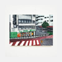 村上明 原画作品『六本木の路地裏』