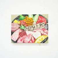 村上明 原画作品『大盛り海鮮丼』