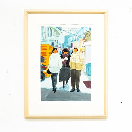 堀井美沙子 原画作品『ユートピアを探して』（額込）