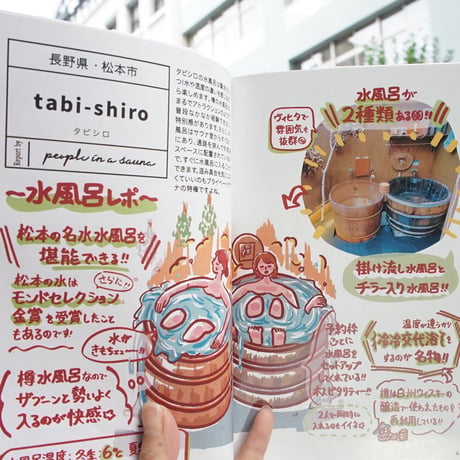 福島さつき ZINE『全国サウナレポート』
