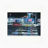 村上明 原画作品『雨上がりの交差点』