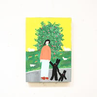 きくちかなえ原画作品『⾵に吹かれて』