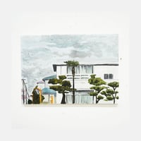 村上明 原画作品『近所の公民館』