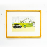 堀井美沙子 原画作品『寄り道』（額込）