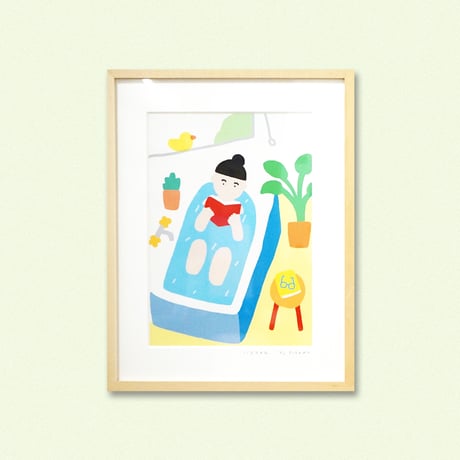 北野有 × gu/ra 原画作品『バスタイム』