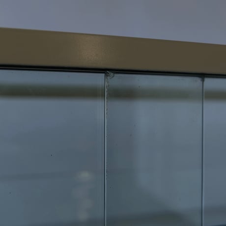 Iron frame 脚付きショーケース cream /全国配送可◎/ 店舗引取◎