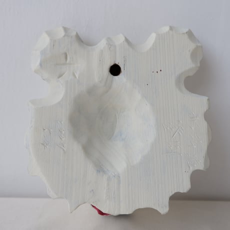 木彫り民藝品〜白熊マスク small〜 sd.035