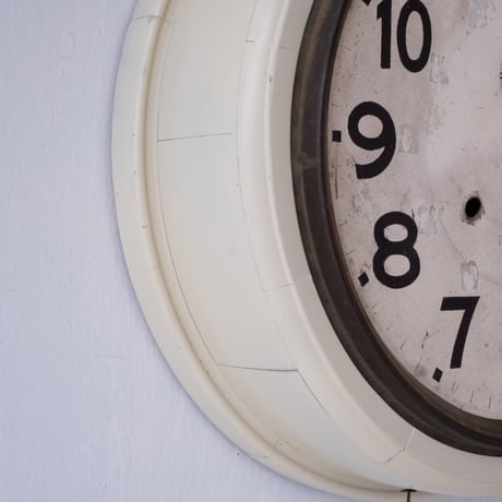 時を重ねた表情が美しい 明治時計のアンティーク掛時計 （クオーツ式） /st.1254
