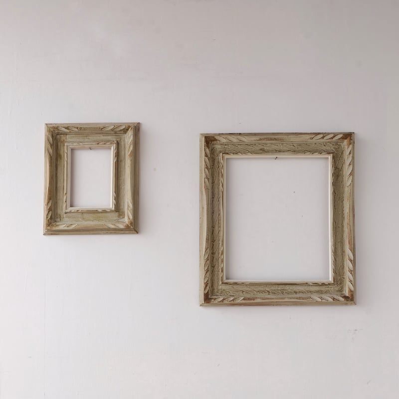 時の色を映す アンティーク額縁 2点組 /st.788 | SLOWHAND DEPARTMENT