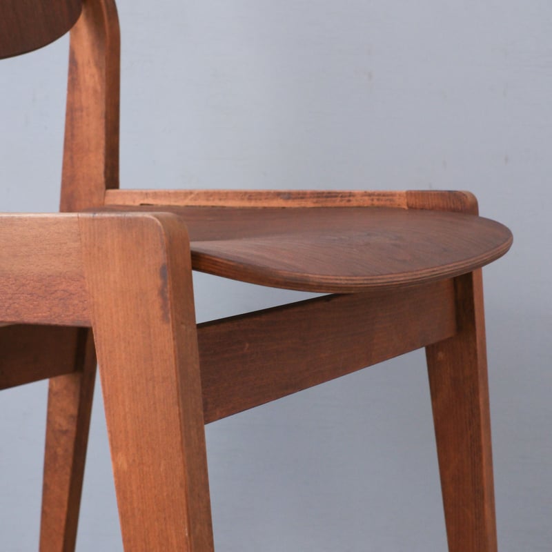 天童木工「水之江忠臣」デザイン・ビンテージブックチェア/sa.897