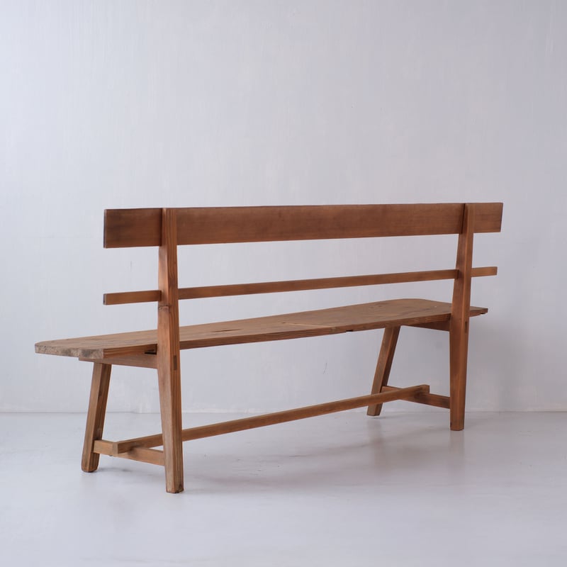 木製クラシック長椅子 スラットデザイン stoop | 'Slat' Chair by Ruud-Jan Kokke for Spectrum in Wood