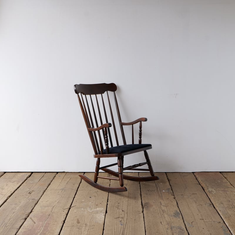 深い紺のシート ロッキングチェア sd.144 | SLOWHAND DEPARTMENT