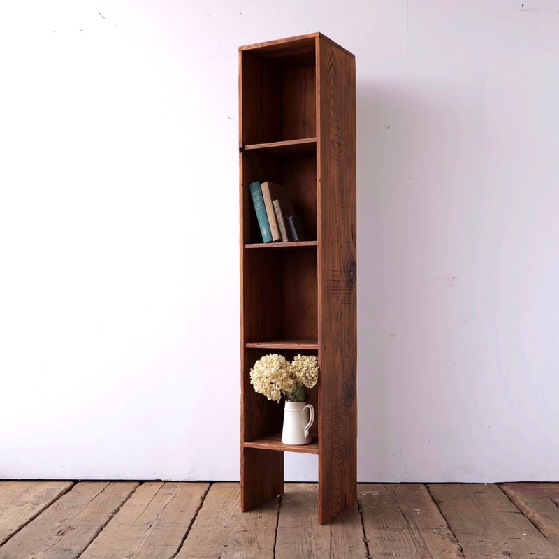 文具店の物語を宿した、細長い4段の木棚/sk.750 | SLOWHAND DEPARTMENT