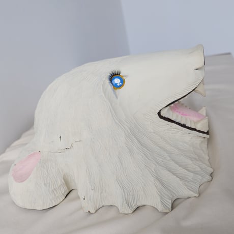 木彫り民藝品〜白熊マスク large〜 sd.033