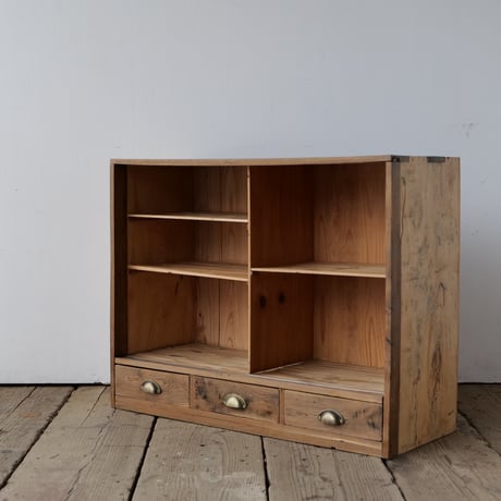 引戸の茶道具棚 飾り棚 /sk.369