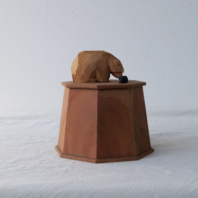 1935年製のけやきの木でできた八角形の飾り台【A】/st.774 | SLOWHAND