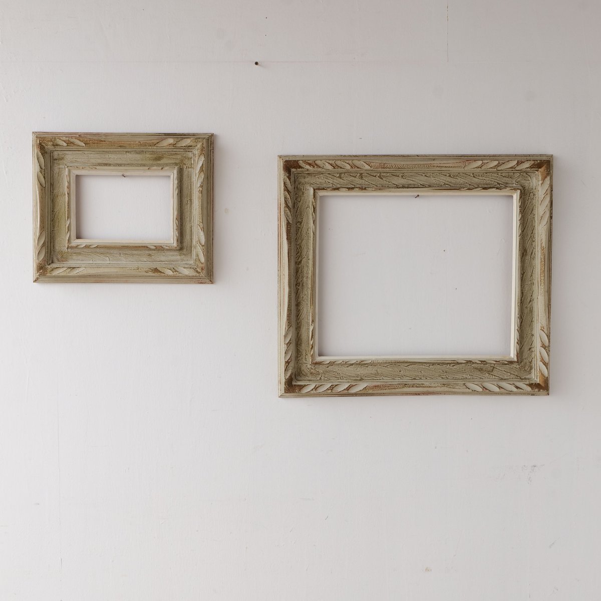 古い額縁　アンティーク　２個セット 時の色を映す アンティーク額縁 2点組 /st.788 | SLOWHAND