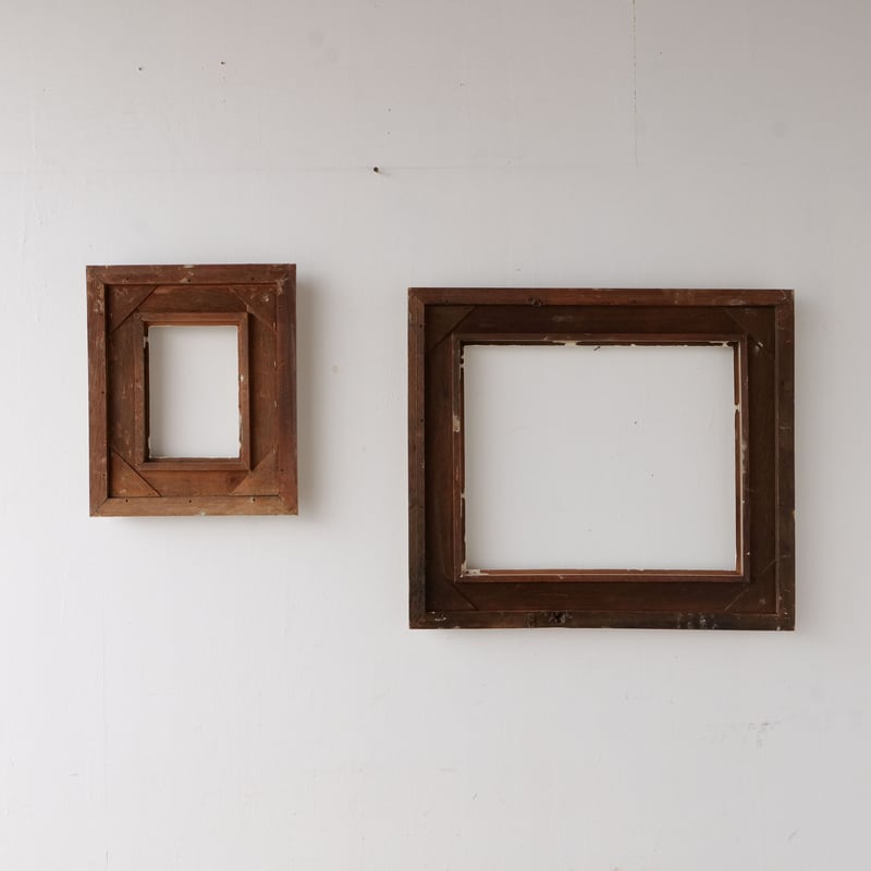時の色を映す アンティーク額縁 2点組 /st.788 | SLOWHAND DEPARTMENT
